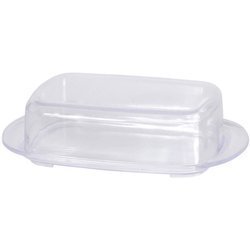 Műanyag vaj edény tartó fedéllel, 17,5 x 12 cm